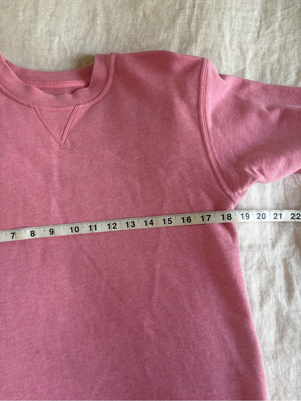 Lululemon All Yours Crew Sz 4 Terry Heathered Azalea Pink - Picture 7 of 8